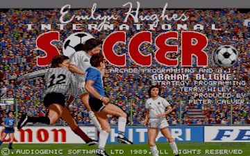 Emlyn Hughes International Soccer screen shot title